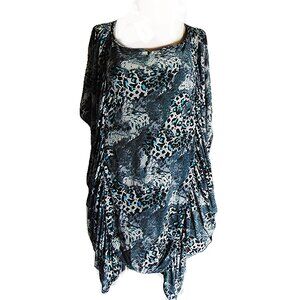 PLUS SIZE TRENDY TUNIC BLOUSE AND TOP SIZE 6X